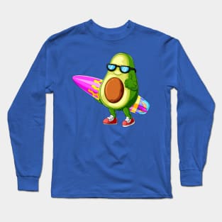 avocado surfer Long Sleeve T-Shirt